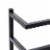 vidaXL Towel Rack Black 9.4 x4.7 x18.9 Steel Perspective: right