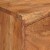 vidaXL TV Stand Honey Brown and Gray 43.3 x11.8 x19.7 Solid Wood Acacia Perspective: right