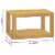 vidaXL Wall-mounted Bathroom Cabinet 23.6 x17.7 x13.8  Solid Wood Teak Perspective: right