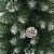vidaXL Artificial Slim Christmas Tree with Stand 6 ft PVC Perspective: right