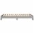 vidaXL Box Spring Bed Frame Light Gray 53.9 x74.8 Full Fabric Perspective: right