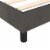 vidaXL Box Spring Bed Frame Dark Gray 53.9 x74.8  Full Velvet Perspective: right