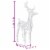 vidaXL Christmas Reindeers 6 pcs Multicolor 240 LEDs Acrylic Perspective: right