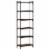 vidaXL Bookcase 6-Tier Smoked Oak 23.6 x11.8 x74 Engineered Wood Perspective: right