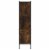 vidaXL Bookcase Smoked Oak 28.3 x11 x42.9 Engineered Wood Perspective: right