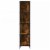 vidaXL Bookcase 4-Stair Smoked Oak 54.7 x13.2 x58.7 Engineered Wood Perspective: right