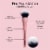 MCoBeauty Pro Liquid + Cream Foundation Buffing Brush Soft + Gentle Bristles Perspective: right