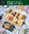 Royal Craft Wood Cracker and Cheese Tray with Slate Plate Perspective: right