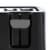 Continental 4-Slice Cool Touch Toaster Black Perspective: right