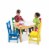 Melissa & Doug® Primary Colors Table & Chairs Set Perspective: top