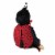 Joe Spencer Lucinda Ladybug Figurine Fabric Plush Gathered Traditions Xfgs76864 Perspective: top