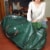 Northlight 56 Green and Red Artificial Christmas Tree Storage Bag Perspective: top