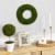 Northlight 13.7 Reindeer Moss Artificial Floral Spring Wreath - Unlit Perspective: top