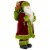 Northlight 16 Grand Imperial Red and Green Santa Claus with Gift Bag Christmas Figure Perspective: top