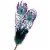 Northlight 26  Purple and Blue Peacock Feather with Faux Jewel Christmas Pick Perspective: top