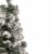Northlight 2' Pre-Lit Medium Flocked Bristol Pine Artificial Christmas Tree - Warm Clear LED Perspective: top