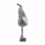 Northlight 42 Gray and White Adjustable Height Chubby Smirking Gnome Perspective: top