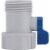 Best Garden Poly Single Hose Shutoff Valve 55055 Perspective: top