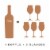 Terra d'Oro Pinot Grigio California White Wine 750 ml Perspective: top