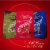 Lindt LINDOR Milk Chocolate Candy Truffles Bag Perspective: top