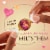 Lindt LINDOR Valentine's Day Raspberry Cheesecake White Chocolate Candy Truffles Bag Perspective: top