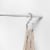 Spectrum Cora Closet Rod Hook - Gray/Clear Perspective: top