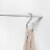 Spectrum Cora Closet Rod Hook - Gray/Clear Perspective: top