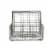 Spectrum Vintage Storage Bin with Shelf Wall Mount - Gray Perspective: top