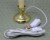 IMC Cape Cod B/O LED Window Candle w/ Sensor, Brass, 9.5  (Qty 1) Perspective: top