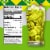 Big K® Citrus Drop Zero Sugar Zero Calorie Soda Bottle Perspective: top