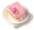 Bakery Fresh Goodness Rose and Daisy Raspberry Filling Sheet Cake Perspective: top