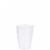 Smart Way Translucent Ribbed Plastic Cups Perspective: top