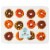 Bakery Fresh Fall Assorted Mini Donuts Perspective: top