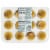 Bakery Fresh Graduation Chocolate & Vanilla Marbled Mini Cupcakes Perspective: top