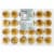 Bakery Fresh Graduation Mini Chocolate and Vanilla Swirl Cupcakes Perspective: top