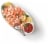 Kroger® 40 CT Shrimp Tray w/ Cocktail Sauce Perspective: top