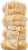 Bakery Fresh Goodness Jumbo Plain White Kaiser Rolls Perspective: top
