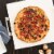 Nordic Ware Deluxe Pizza Stone with Rack - Biege Perspective: top