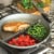Nordic Ware 3-in-1 Divided Saute Pan Perspective: top