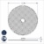 Nordic Ware Crispy Dry Splatter Cover Perspective: top