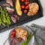 Nordic Ware 2 Burner Backsplash Griddle Perspective: top