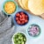 Nordic Ware Prep & Serve Mini Bowl Set Perspective: top