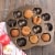Nordic Ware Apple Slice Cakelet Pan - Bronze Perspective: top