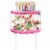 Unique® Happy Birthday Cake Topper Perspective: top