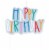 Unique® Large Happy Birthday Mayhem Candle Perspective: top