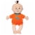 Manhattan Toy Wee Baby Stella Tiny Dino 12" Soft Baby Doll Set Perspective: top