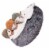 Manhattan Toy Nursing Nissa Nurturing Hedgehog Stuffed Animal with Plush Baby Hoglets Perspective: top