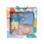 Manhattan Toy Petit Artiste Bunny Doll, Soft Book, and Wooden Teether Baby Soothing Gift Set Perspective: top