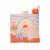 Manhattan Toy Llama Themed Soft Baby Activity Book with Squeaker, Crinkle Paper Perspective: top
