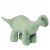 Manhattan Toy Stomper Velveteen Brontosaurus Dinosaur Stuffed Animal, 7" Perspective: top
